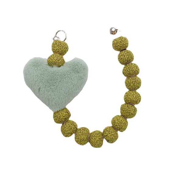 Winter Plush Handmade Love Hand Chain Jewelry Accessories