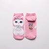 Women'S Cotton Socks Wholesale Cute Cartoon Cat Female Boat Socks Fashion Wild Short Socks