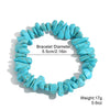 Women Beaded Turquoise Bracelet Handmade Geometric Style