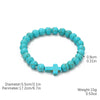 Women Beaded Turquoise Bracelet Handmade Geometric Style