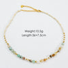 Women Handmade Natural Pearl Natural Stone Huangbei Crystal Stainless Steel Geometric Style Necklace With Electroplating