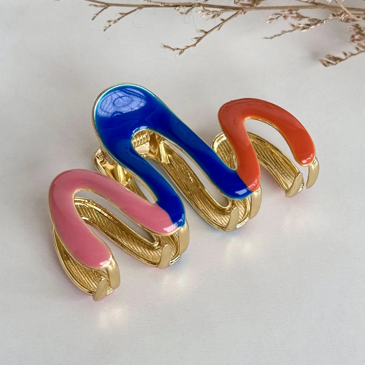 Women'S Basic Geometric Alloy Hair Claws