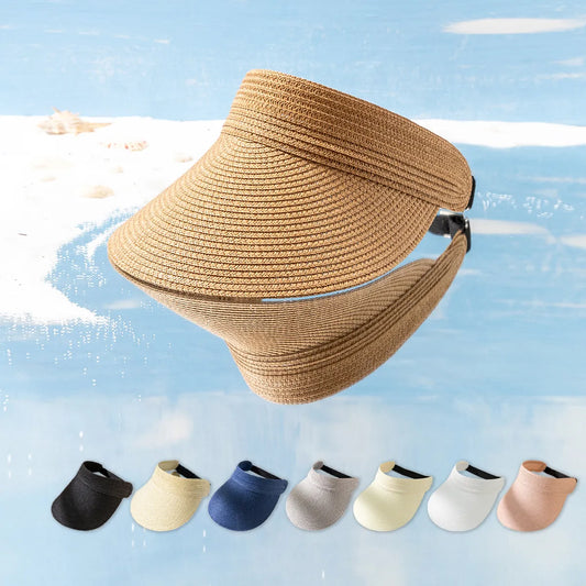 Women'S Basic Geometric Solid Color Straw Hat