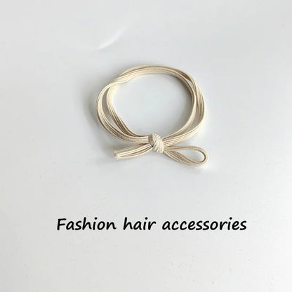 Women'S Basic Modern Style Classic Style Solid Color Cloth Elastic String Hair Tie