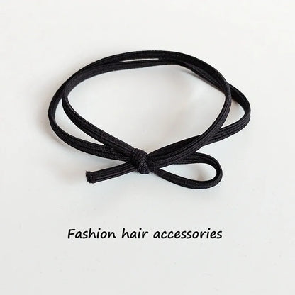 Women'S Basic Modern Style Classic Style Solid Color Cloth Elastic String Hair Tie