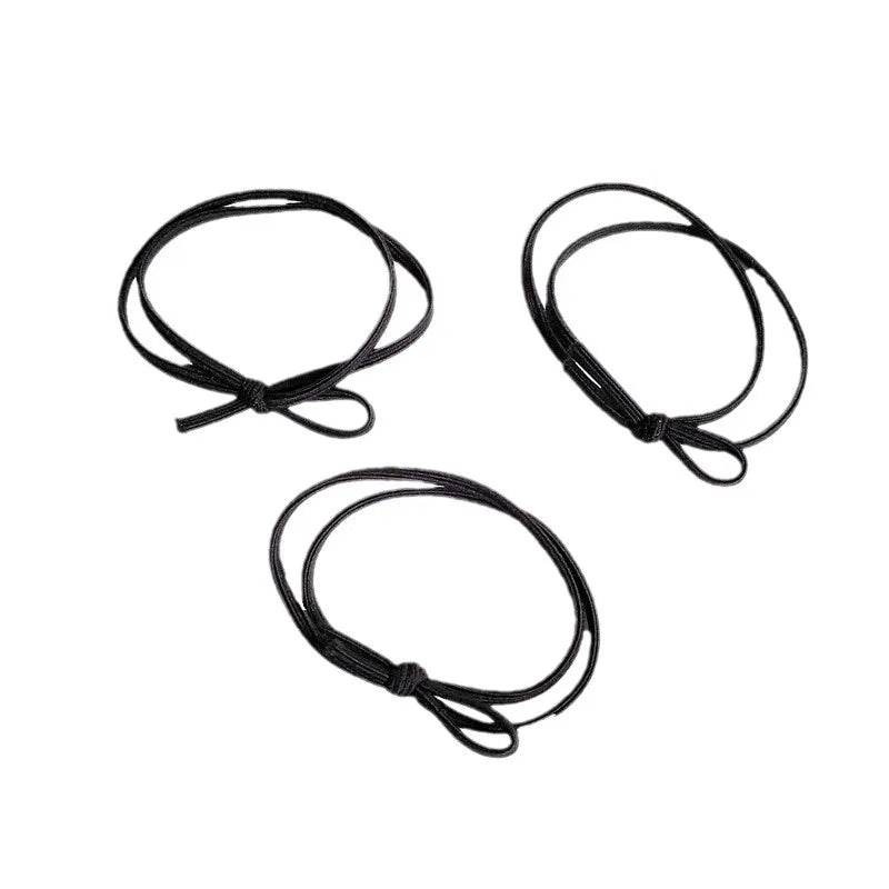 Women'S Basic Modern Style Classic Style Solid Color Cloth Elastic String Hair Tie