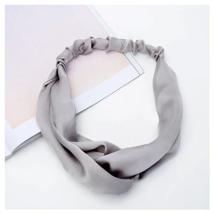 Women'S Basic Simple Style Solid Color Cloth Hair Band