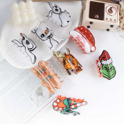 Women'S Cartoon Style Animal Christmas Hat Gingerbread PVC Hair Claws