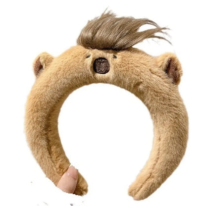 Women'S Cartoon Style Animal Plush Hair Band