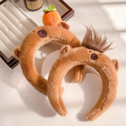 Women'S Cartoon Style Animal Plush Hair Band