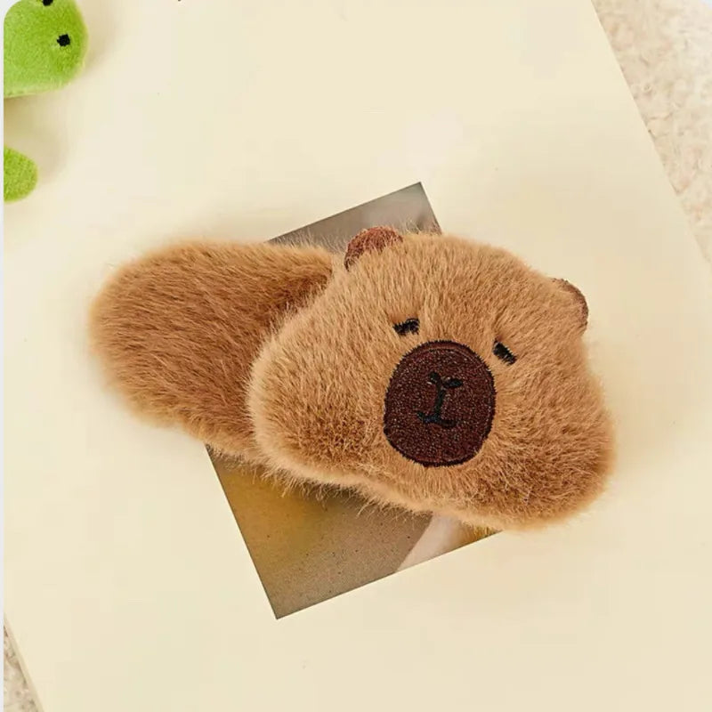 Women'S Cartoon Style Animal Plush Hair Band