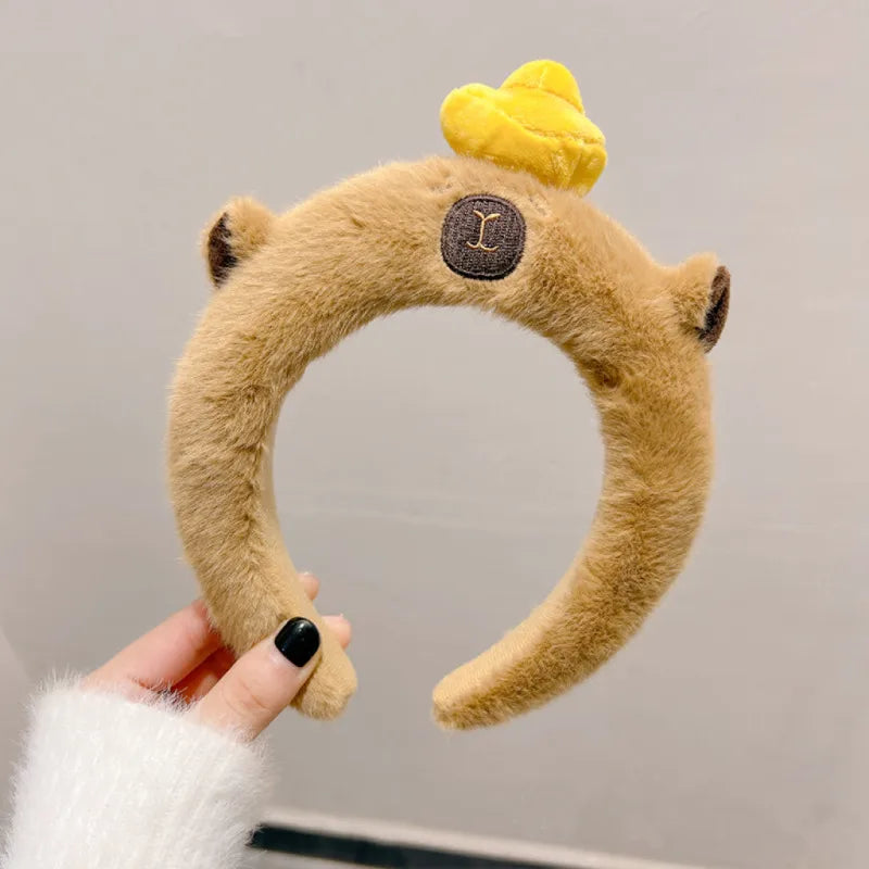 Women'S Cartoon Style Animal Plush Hair Band