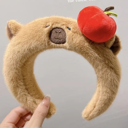 Women'S Cartoon Style Animal Plush Hair Band