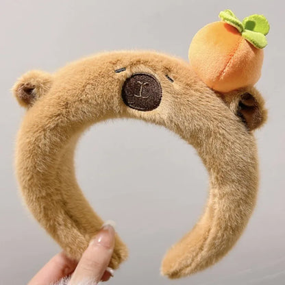 Women'S Cartoon Style Animal Plush Hair Band