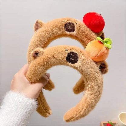 Women'S Cartoon Style Animal Plush Hair Band