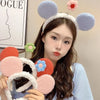 Women'S Cartoon Style Cute Bear Flower Antlers Plush Handmade Hair Band