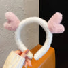 Women'S Cartoon Style Cute Bear Flower Antlers Plush Handmade Hair Band