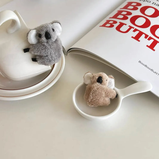 Women'S Cartoon Style Cute Koala Plush Hair Clip