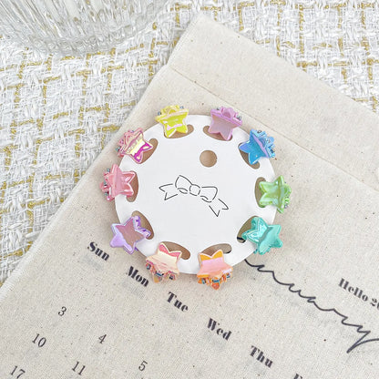 Women'S Cartoon Style Flower Plastic Patchwork Hair Clip