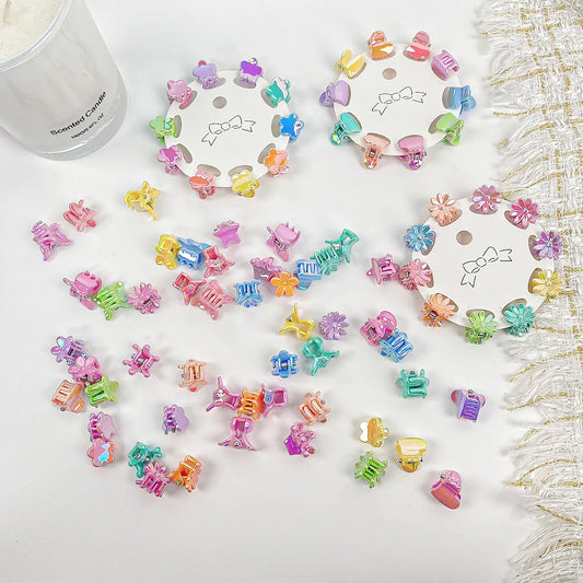 Women'S Cartoon Style Flower Plastic Patchwork Hair Clip