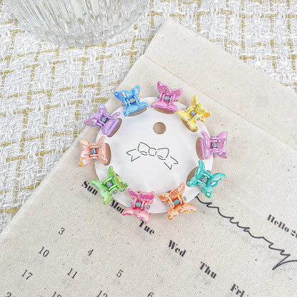 Women'S Cartoon Style Flower Plastic Patchwork Hair Clip