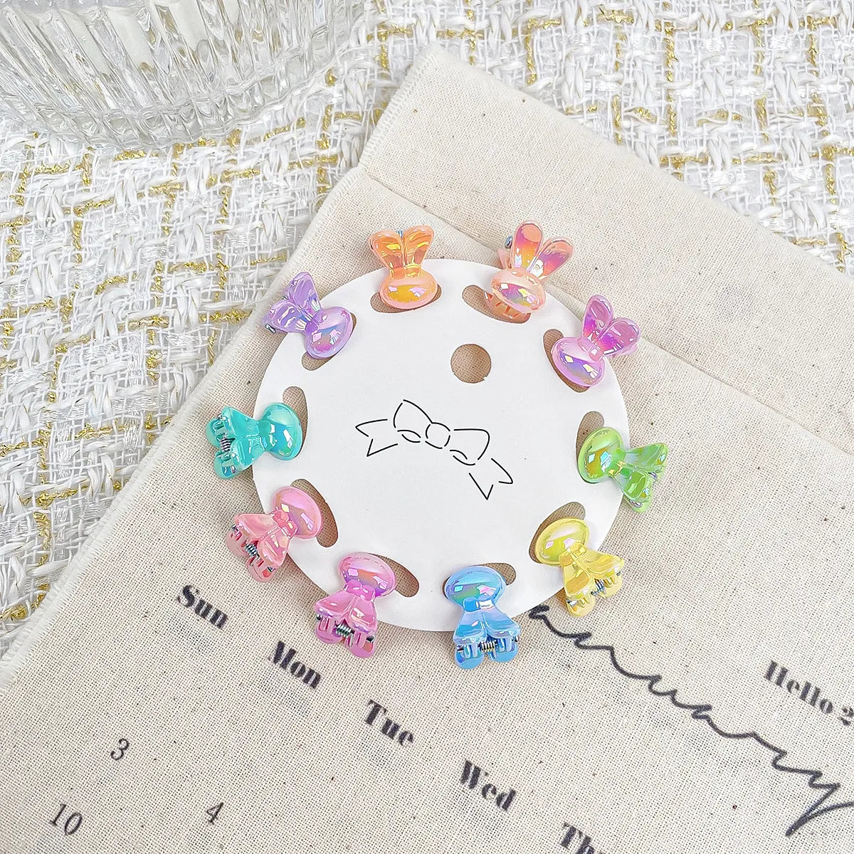 Women'S Cartoon Style Flower Plastic Patchwork Hair Clip