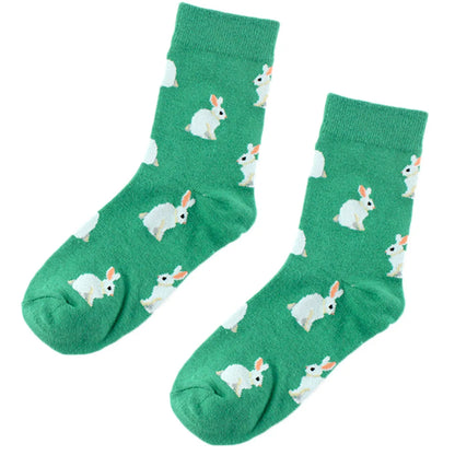 Women'S Casual Cartoon Cotton Jacquard Ankle Socks A Pair