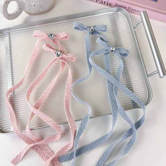 Women'S Casual Cute Bow Knot Cloth Hair Clip