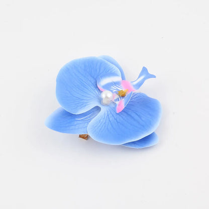 Women'S Casual Cute Solid Color Cloth Metal Hair Clip