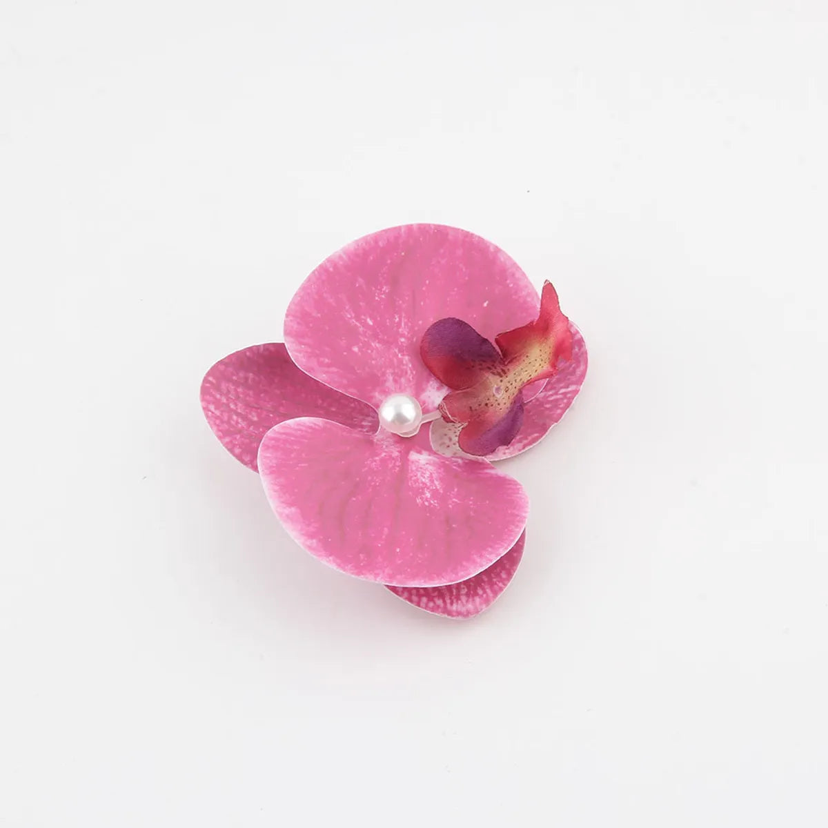 Women'S Casual Cute Solid Color Cloth Metal Hair Clip