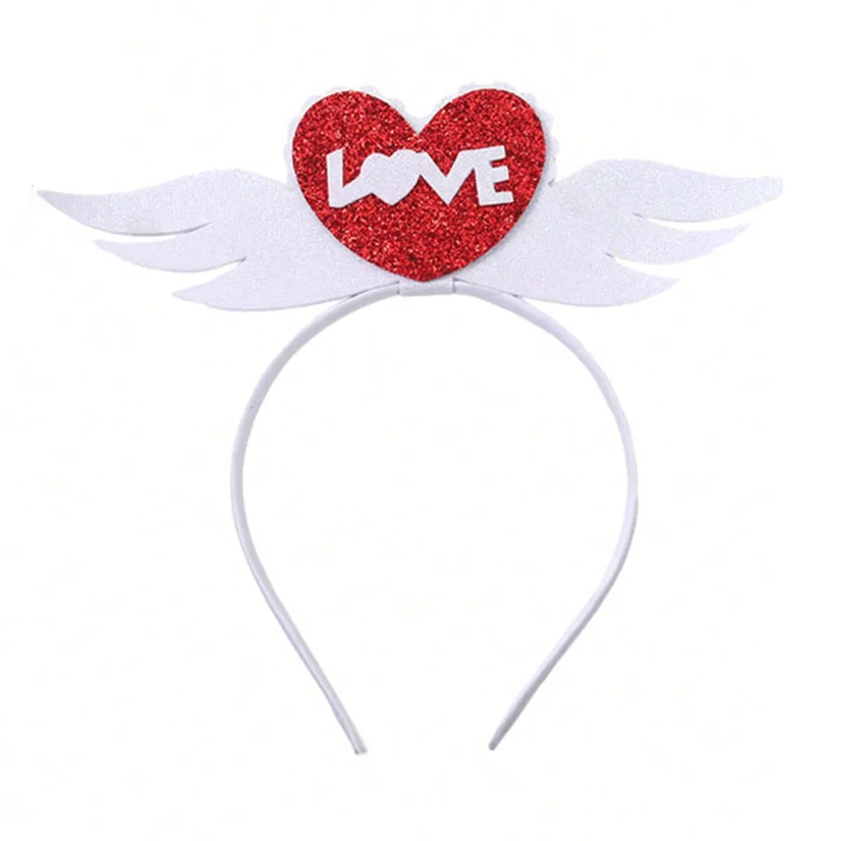 Women'S Casual Cute Vacation Heart Shape Synthetics Metal Party Headpieces