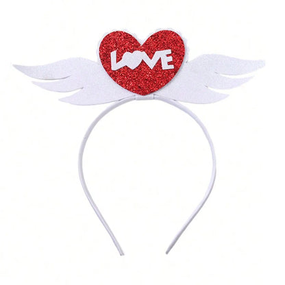 Women'S Casual Cute Vacation Heart Shape Synthetics Metal Party Headpieces