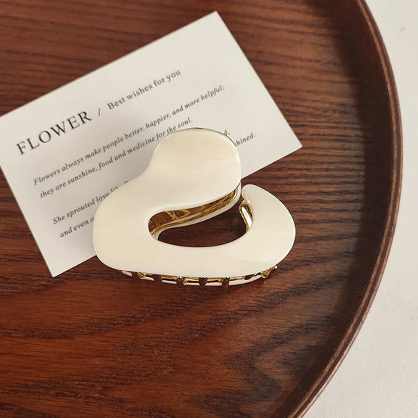 Women'S Casual Elegant Geometric Alloy Acetic Acid Sheets Hair Claws