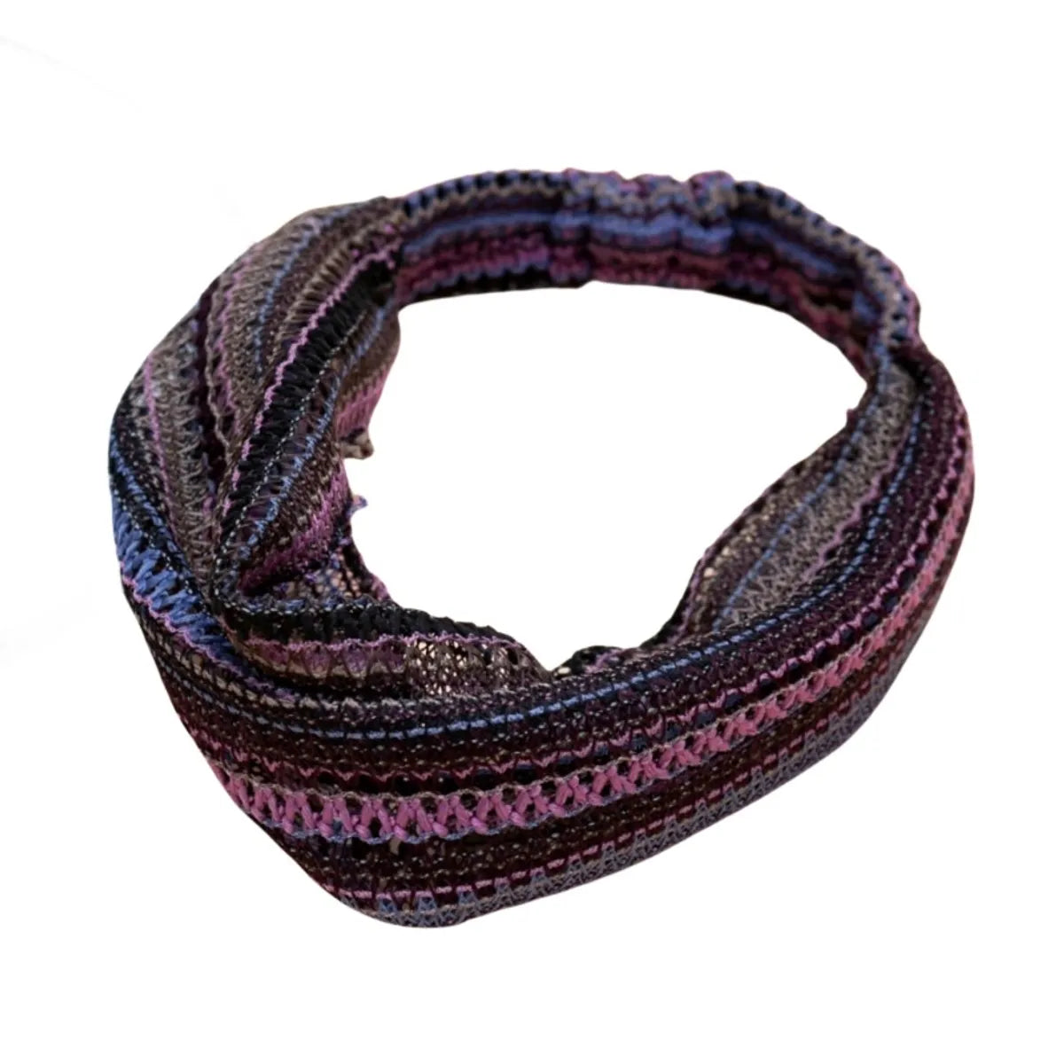 Women'S Casual Retro Stripe Cloth Printing Hair Band