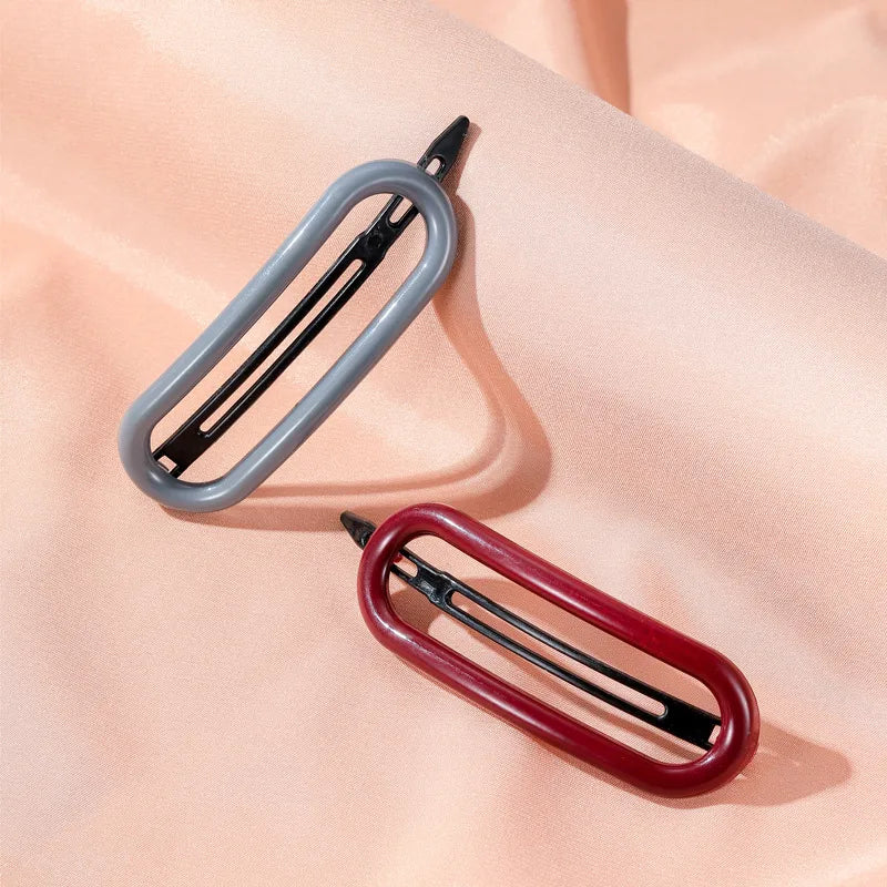 Women'S Casual Simple Style Quadrilateral Arylic Hair Clip