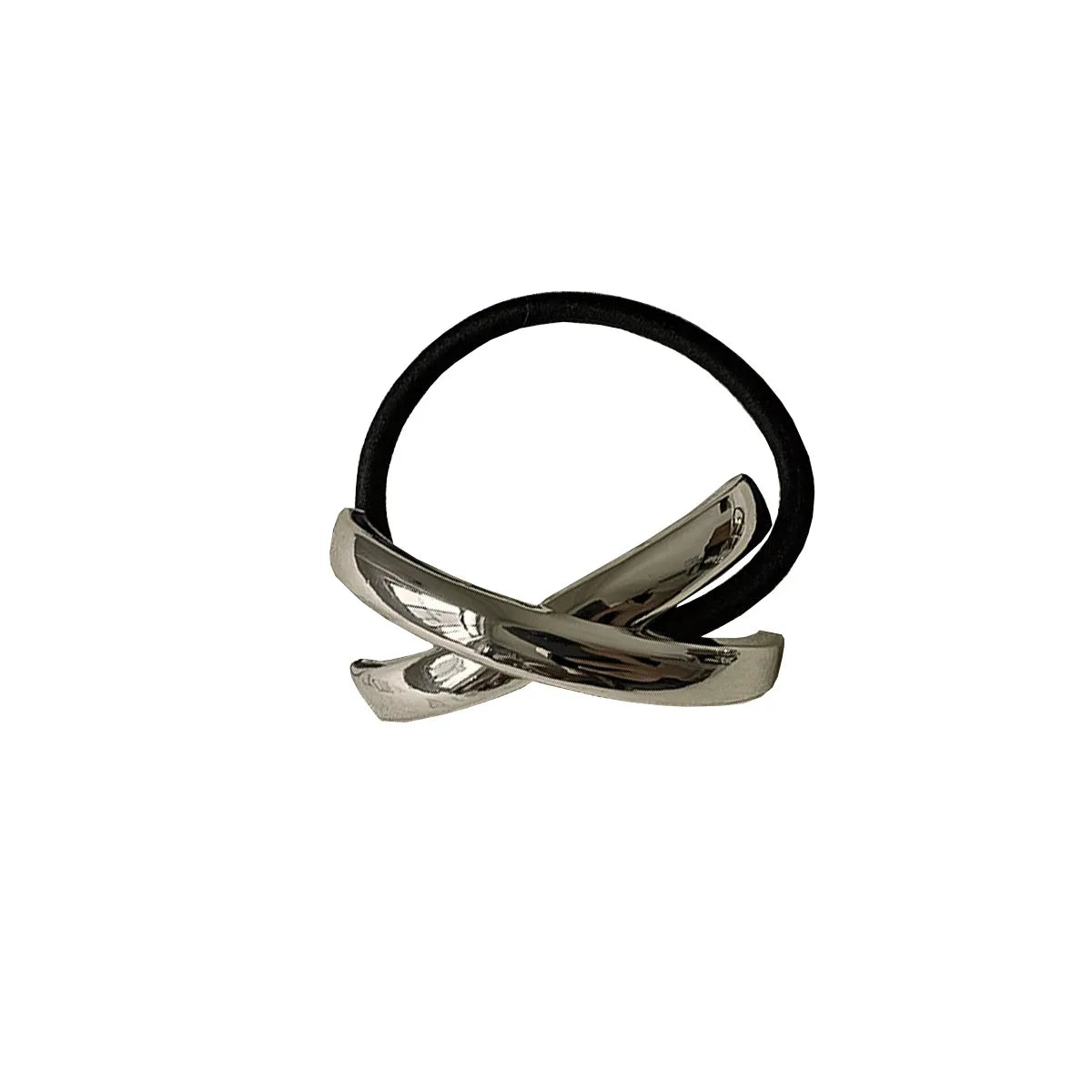 Women'S Casual Simple Style Solid Color Alloy Hair Tie