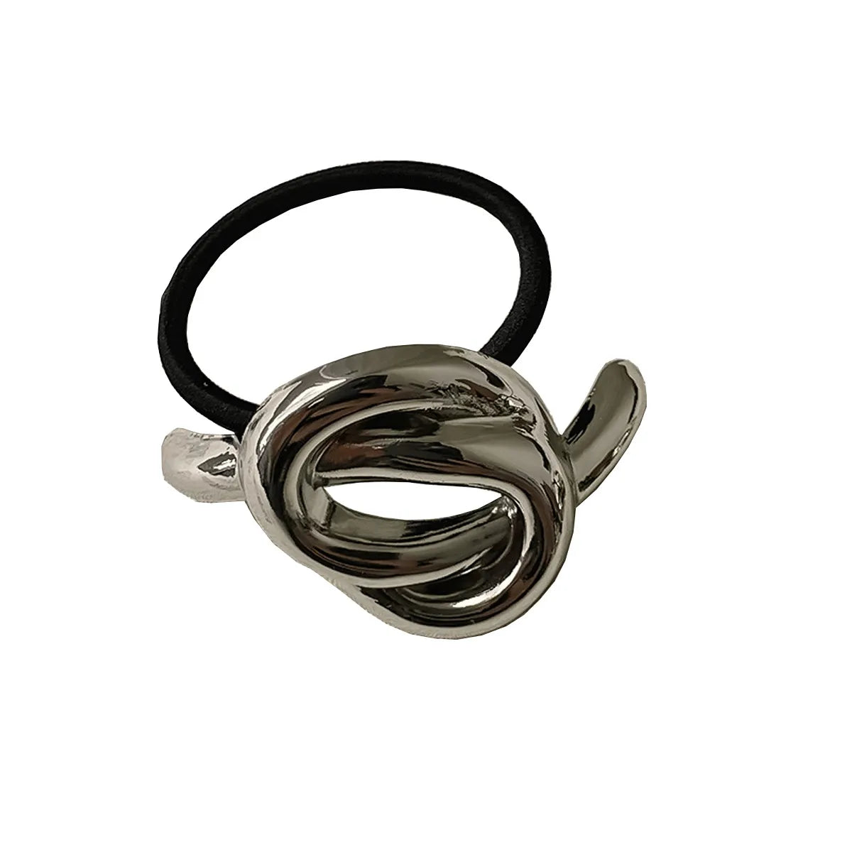 Women'S Casual Simple Style Solid Color Alloy Hair Tie