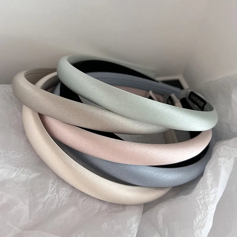 Women'S Casual Simple Style Solid Color Cloth Handmade Hair Band