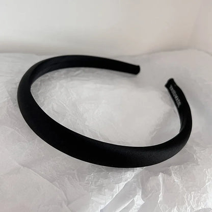 Women'S Casual Simple Style Solid Color Cloth Handmade Hair Band