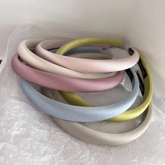 Women'S Casual Simple Style Solid Color Cloth Handmade Hair Band