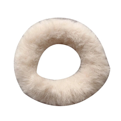 Women'S Casual Simple Style Solid Color Plush Hair Tie