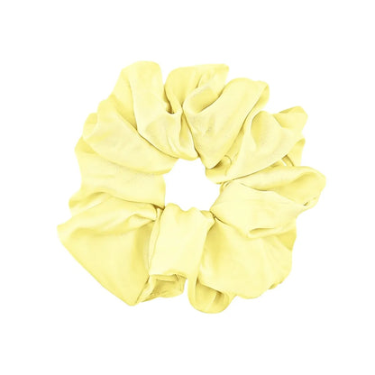 Women'S Casual Simple Style Solid Color Satin Hair Tie