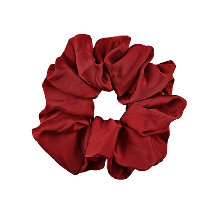 Women'S Casual Simple Style Solid Color Satin Hair Tie