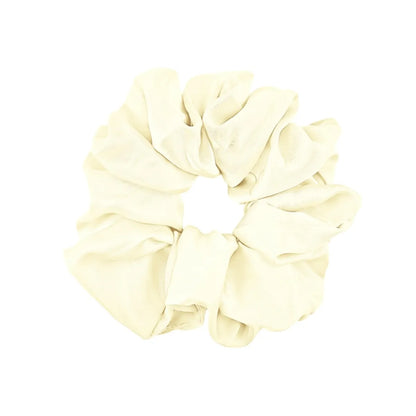 Women'S Casual Simple Style Solid Color Satin Hair Tie