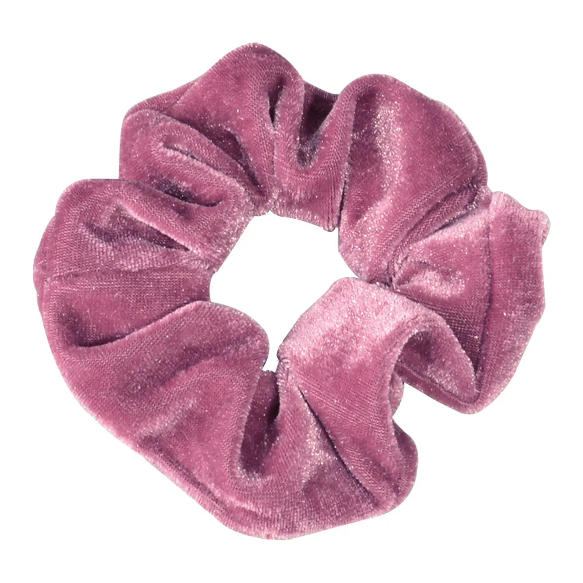 Women'S Casual Simple Style Solid Color Velvet Hair Tie