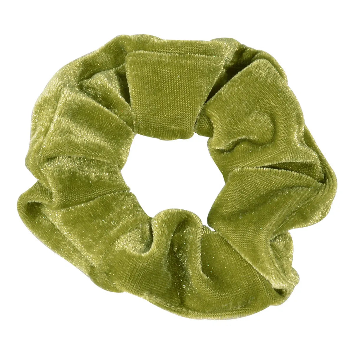 Women'S Casual Simple Style Solid Color Velvet Hair Tie