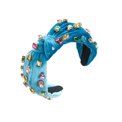 Women'S Casual Vacation Classic Style Color Block Alloy Rhinestone Glass Inlay Rhinestones Hair Band