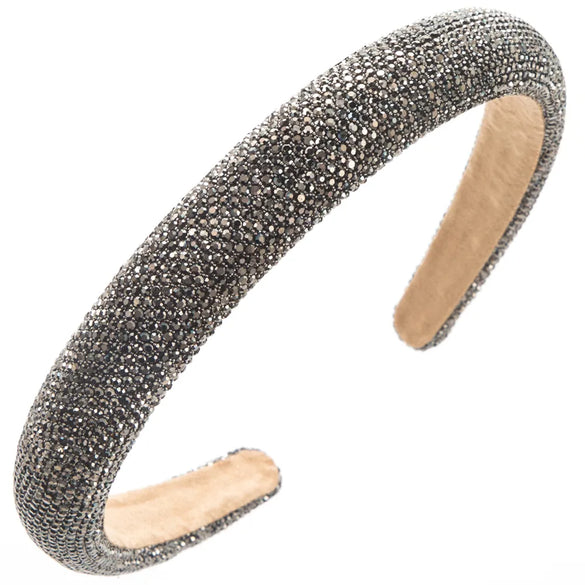 Women'S Casual Vacation Classic Style Geometric Alloy Cloth Inlay Rhinestones Hair Band