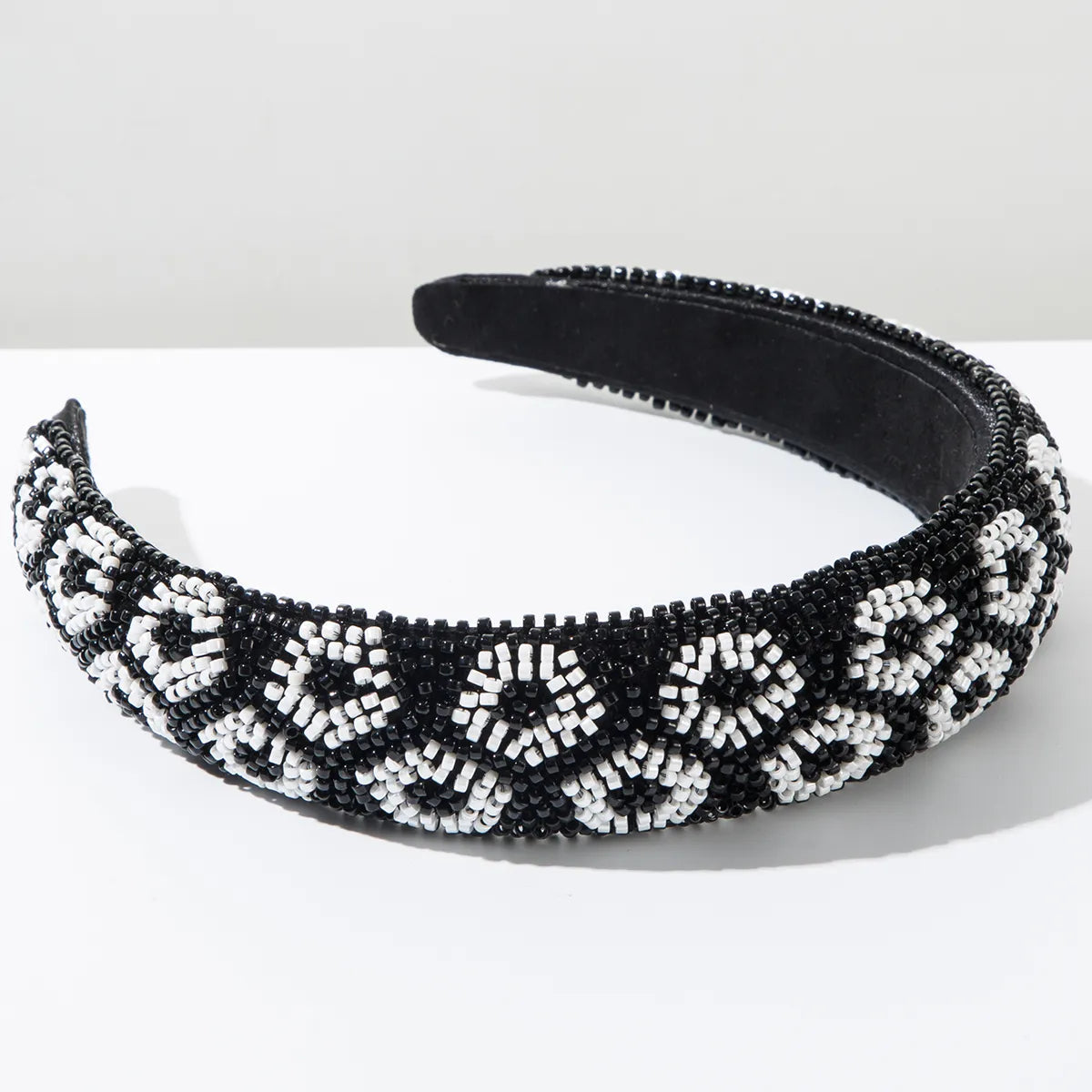 Women'S Casual Vacation Classic Style Leopard Beaded Alloy Cloth Beaded Hair Band