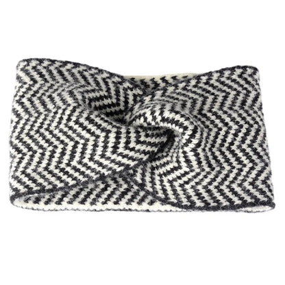 Women'S Classic Style Stripe Knit Hair Band